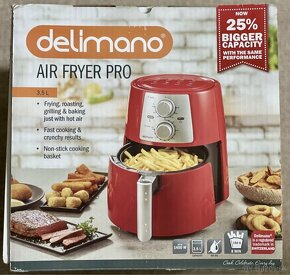 DELIMANO air fryer PRO 3,5l nový - 30€