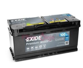 Exide PREMIUM 12V 100Ah 900A EA1000