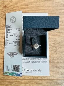 Diamantovy prsten 1.45 ct - uplne novy - 1