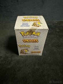 Pokémon Artbox Stickers 1999 NEOTVORENÝ BOX