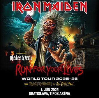 Iron Maiden Bratislava 1.6.2025 4x státie