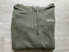 Adidas mikina s kapucňou, zelená/khaki , XL