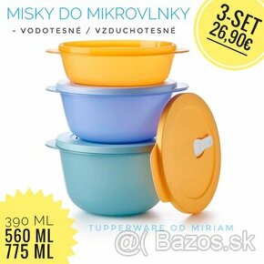 Misky nádoby do mikrovnky Tupperware