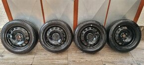 Predám plechove disky s gumami 5x112 r16 205/55r16