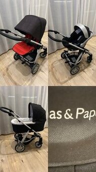 Značkový kočiar 3v1 Mamas & Papas+nosič cybex zdarma