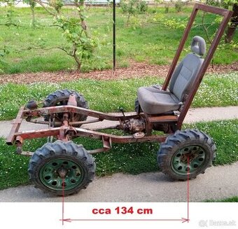 podvozok na 4x4 malotraktor