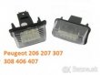 Peugeot LED osvetlenie spz ec 207 307 308 406 partner