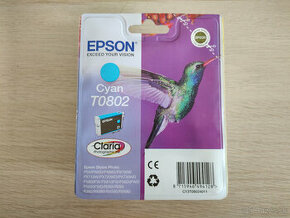 Epson T0802 Cyan originál cartridge do tlačiarne - 1