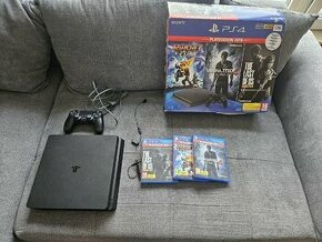 Playstation 4 Slim 1 TB a 3 hry