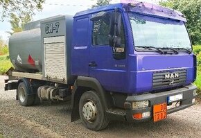 2002 MAN 9.5t phm 6.7m3 ADR cisterna 2x 3.350 ltr i spodní