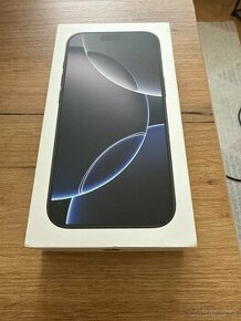 predam iphone 16pro 128gb black Novy nerozbaleny