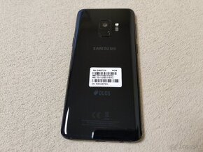 Samsung Galaxy S9 Duos.  4gb/64gb.  Čierna metalíza.