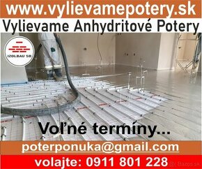 Anhydritový poter - Voľné terminy,,,,10 - 1