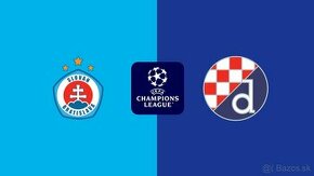 2 listky B208: Slovan Bratislava - Dinamo Zagreb