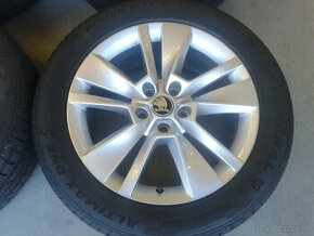 ALU disky 5x112 R17 7J ET45 ORIGINAL SKODA KAROQ - 1