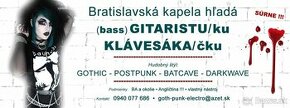 Hľadá sa hráč/ka na: GITARU, KLÁVES, SPEV (gothic)