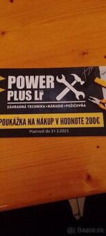 Poukažka v hodnote 200€