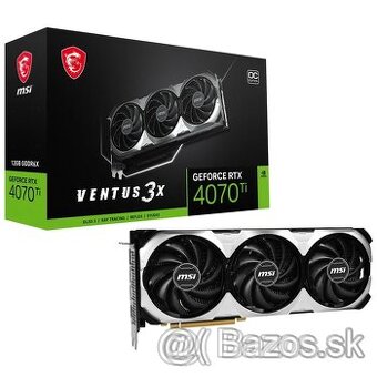 MSI NVIDIA GeForce RTX 4070 Ti VENTUS 3X 12G