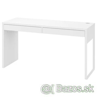 pisací stolík /ikea MICKE biely