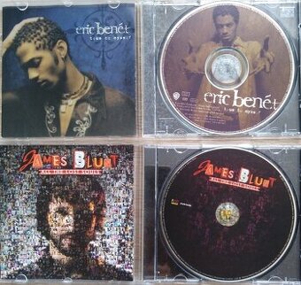 CD JAMES BLUNT,, CD ERIC BENET a iné cd