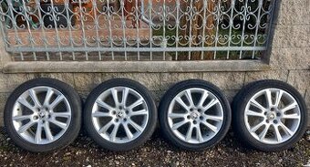 Predam letnú sadu na škoda octaviu 2.   225/45r17 disky 5x11 - 1