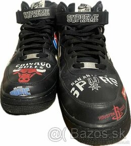 Nike x Supreme Air Force 1 Mid NBA leather high trainers - 1