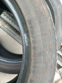 Predám gumy nexen 215/50r17