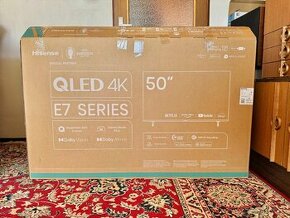 QLED 4K 50" - Hisense 50E7KQ, NOVÝ, ZÁRUKA - 1