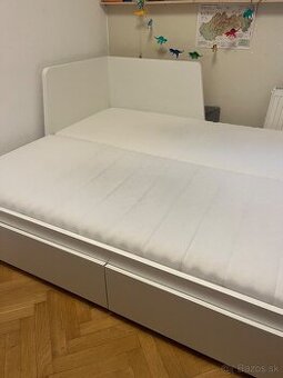 Postel ikea s matracmi v zaruke,povodna cena 578 eur