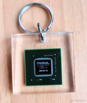 Kľúčenka nVidia / GPU čip TSMC G98 (rok 2009) - 1