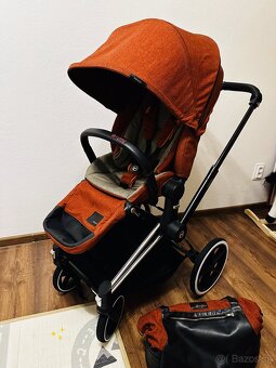 Cybex Priam Autumn Gold + Manhattan Grey