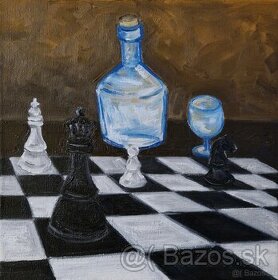 Predám obraz "Šachové zátišie"
