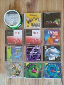 Rôzme CD DVD hudba a PC hry