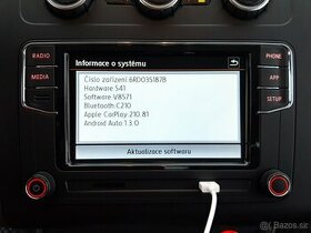 Autorádio RCD 360 PRO s Carplay/AndroidAuto Červené ČEŠTINA - 1