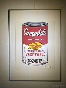 Andy Warhol "Campbells" Limitovaná edícia_Certifikát