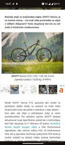 Celodpeuzeny horský bicykel  SCOTT GENIUS