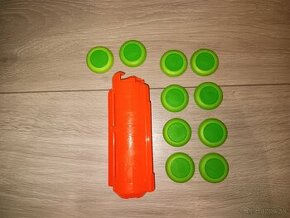 NERF VORTEX PRAXIS spolu s 10 disky_TOP stav