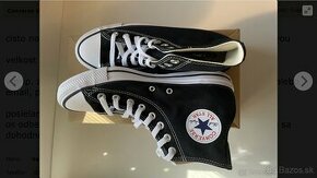 Predám nové čierne CONVERSE veľkosť 37