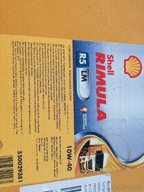 Motorový olej Shell Rimula R5 LM 10W-40 209L - 1