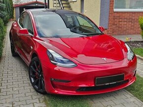 TESLA MODEL 3 PERFORMANCE RED WIRE, LONG RANGE, DUAL MOTOR,