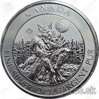 Investičné striebro - Canada  Werewolf