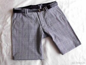 H&M pánske chino krátke nohavice L  36 - 1