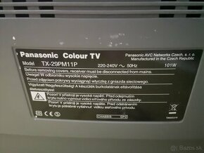 Darujem TV PANASONIC TX-29PM11P + DVD prehrávač