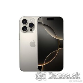 iPhone 16 PRO 256GB - ZÁRUKA, KOMPLET PRÍSLUŠENSTVO, DOKLAD