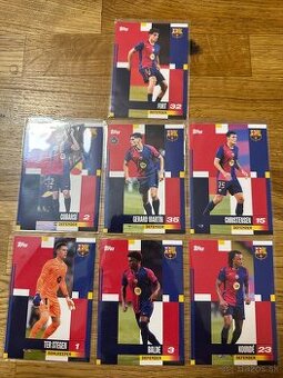 FC BARCELONA FUTBALOVÉ KARTIČKY TOPPS ZBERATEĽSKÉ