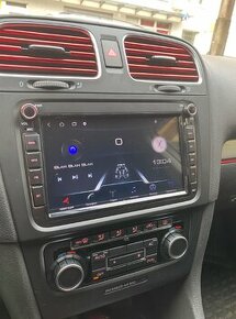 2DIN rádio 4+64GB,NXP čip,CarPlay,RDS,VW,SEAT,SKODA