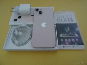 iPhone 13 256GB PINK - ZÁRUKA 1 ROK - 100% BATERIA