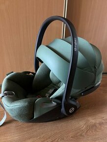 Vajicko cybex Cloud T i-Size Plus -Platinum Leaf Green vajíč - 1