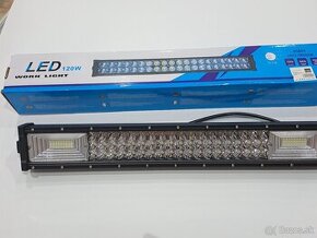 Led rampa 120W - 54cm Rovná - úchyty z boku