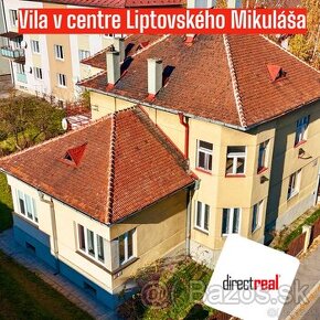 Výnimočná ponuka rodinného domu - vily v centre mesta LM